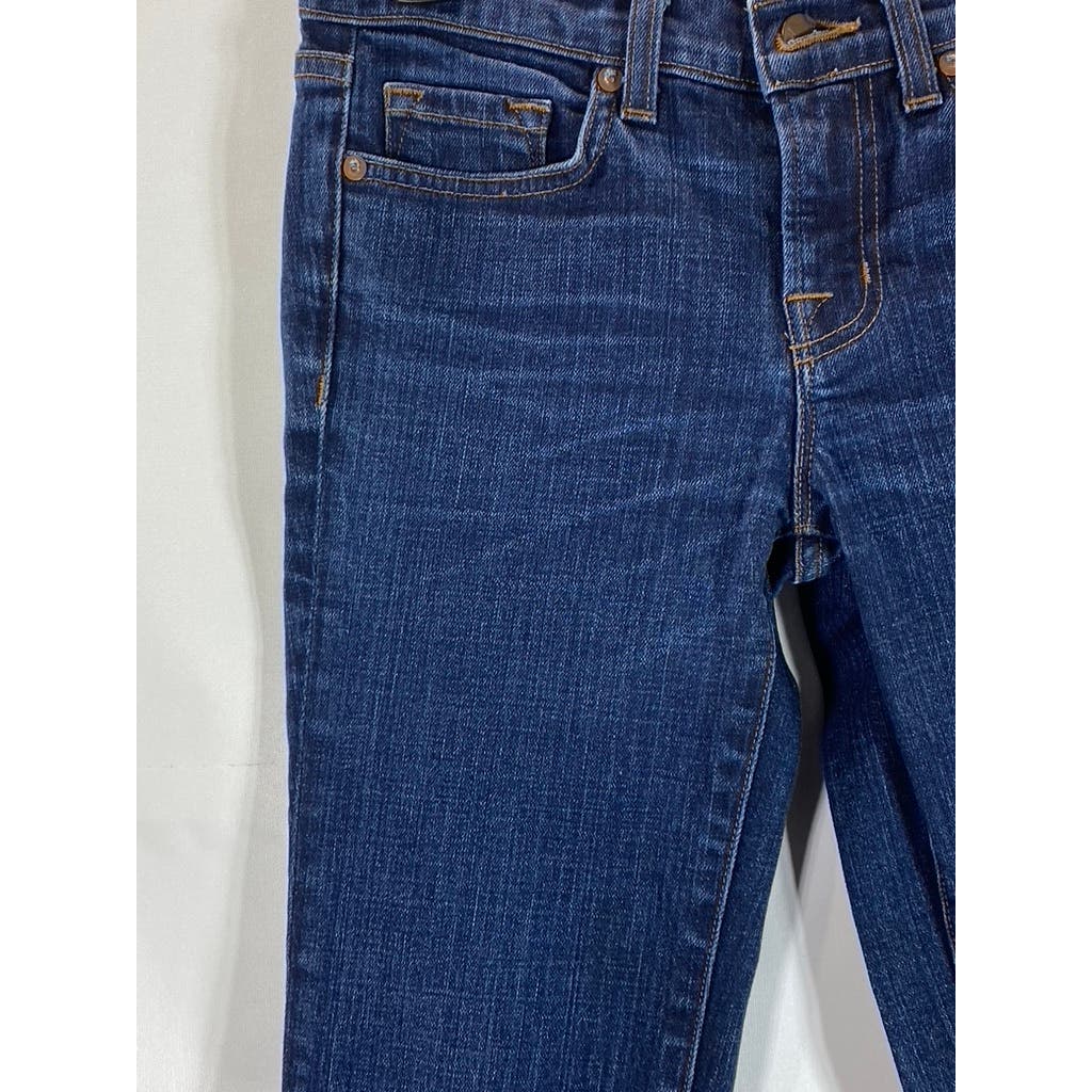 J. BRAND BOUTIQUE Women's Dark Blue Durban Straight-Leg Cropped Denim Jeans SZ26