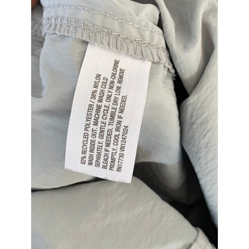 WILD FABLE Women's Light Gray Elastic Waist Bungee-Hem Pull-On Pants SZ S