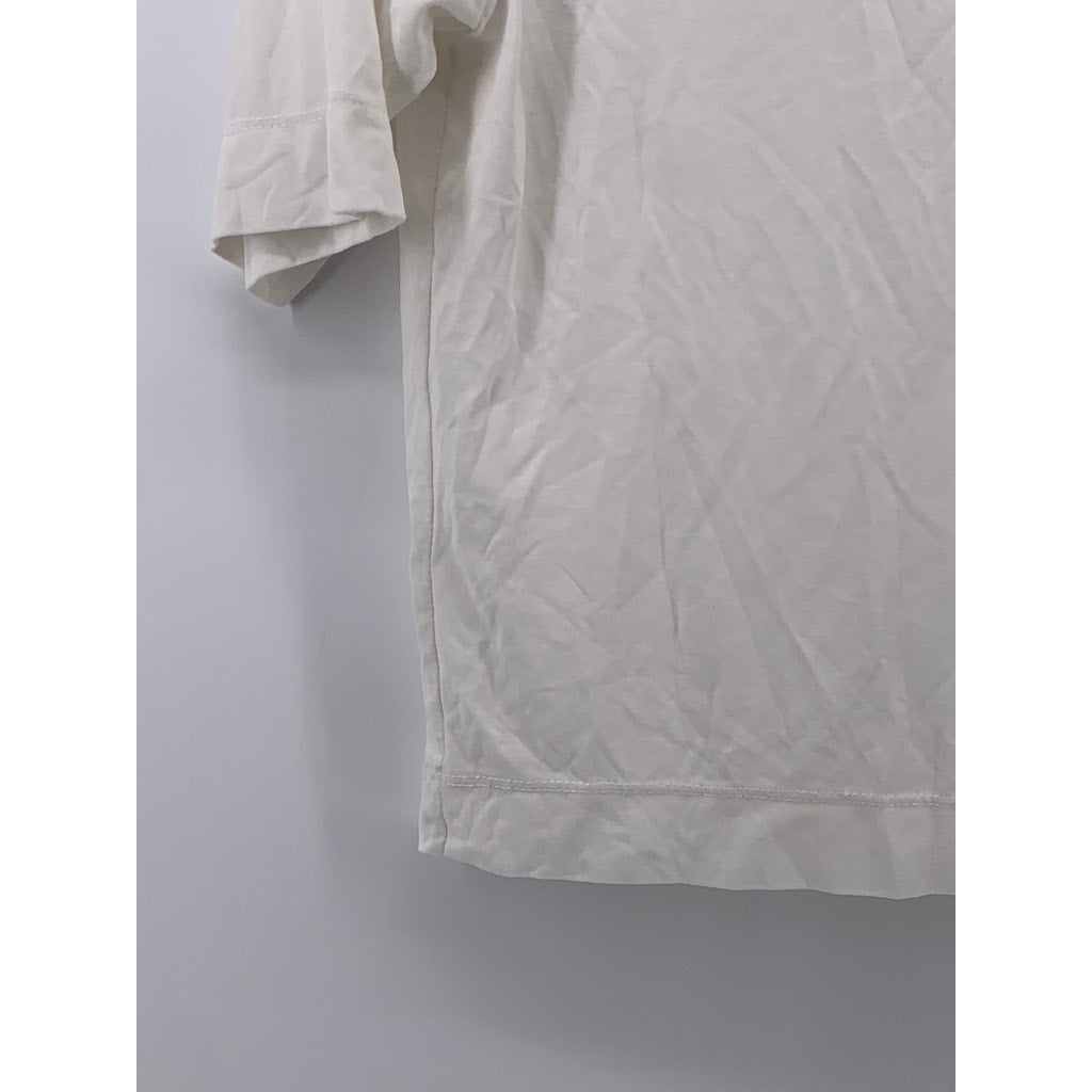 STANDARD MARKET Women's White Crewneck Short Sleeve Relaxed Fit Casual Top SZ S