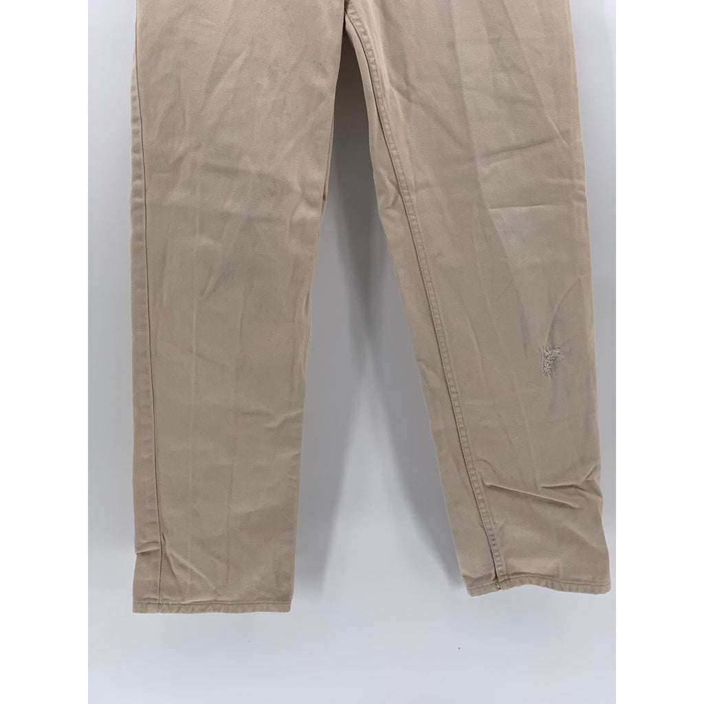 ENCRE INDUSTRIE Men's Tan Cotton Regular-Fit Straight-Leg Chino Pants SZ 40
