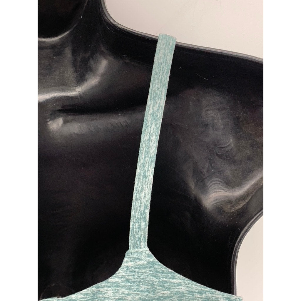 ALO YOGA Women's Heather Blue-Gray Lounge Bralette Bra SZ S