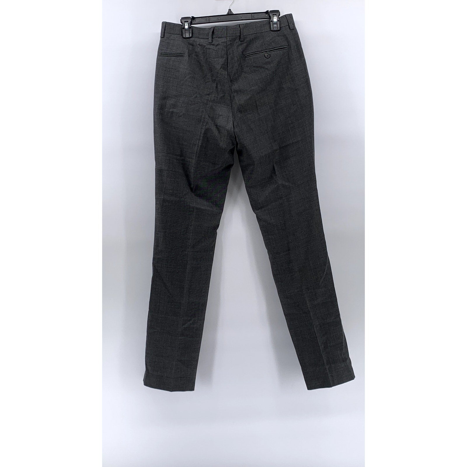 ACNE Men's Charcoal Wool Aktie Straight-Leg Pants SZ 48(US32)