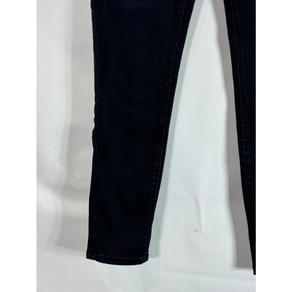 CURRENT/ELLIOT Women's Jet Black Stretch High Waist Skinny Stiletto Jean SZ 26