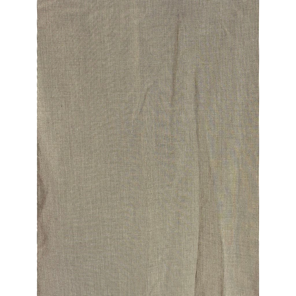 NORDSTROM Men's Brown Printed Relaxed Classic Button-Up Dress Shirt SZ 17.5/34