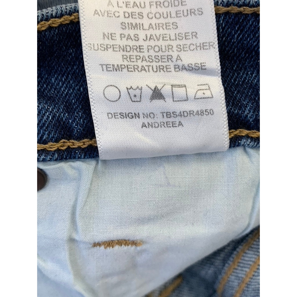 JOE'S Women's Blue Denim Cut-Off Shorts SZ 28
