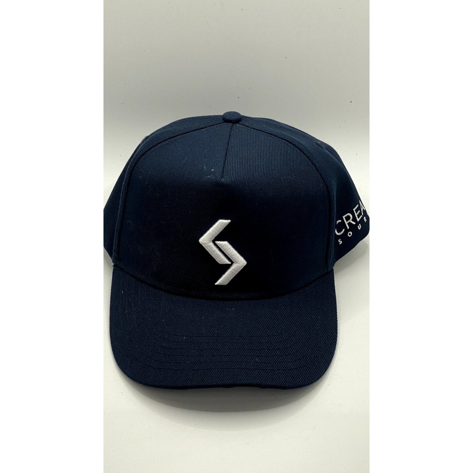 GEORGE COLLECTION Men’s Navy Blue Cream Source Embroidered SnapBack Cap SZ OS