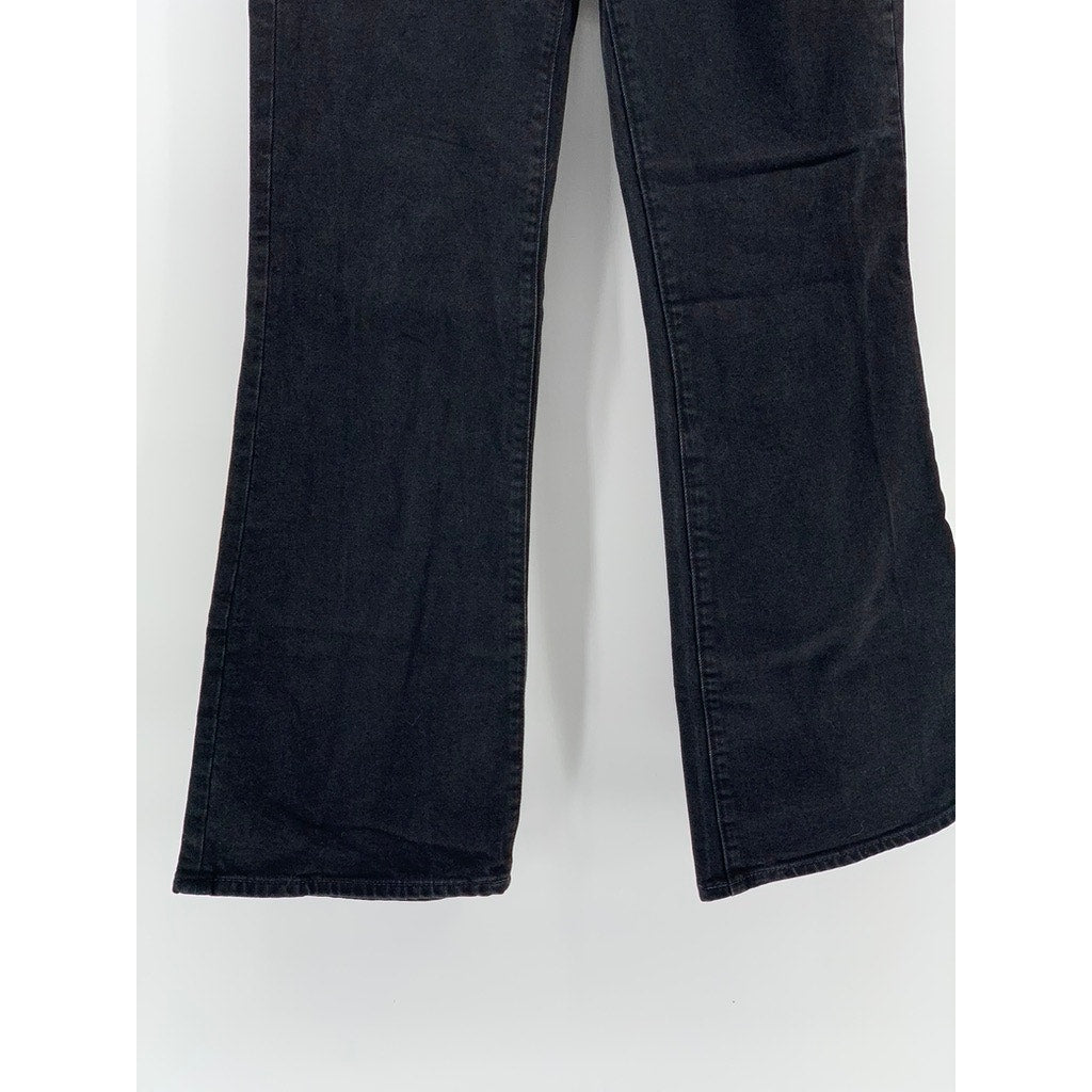 MADEWELL Women's Black Petite The Perfect Vintage Flare Jean SZ 25P