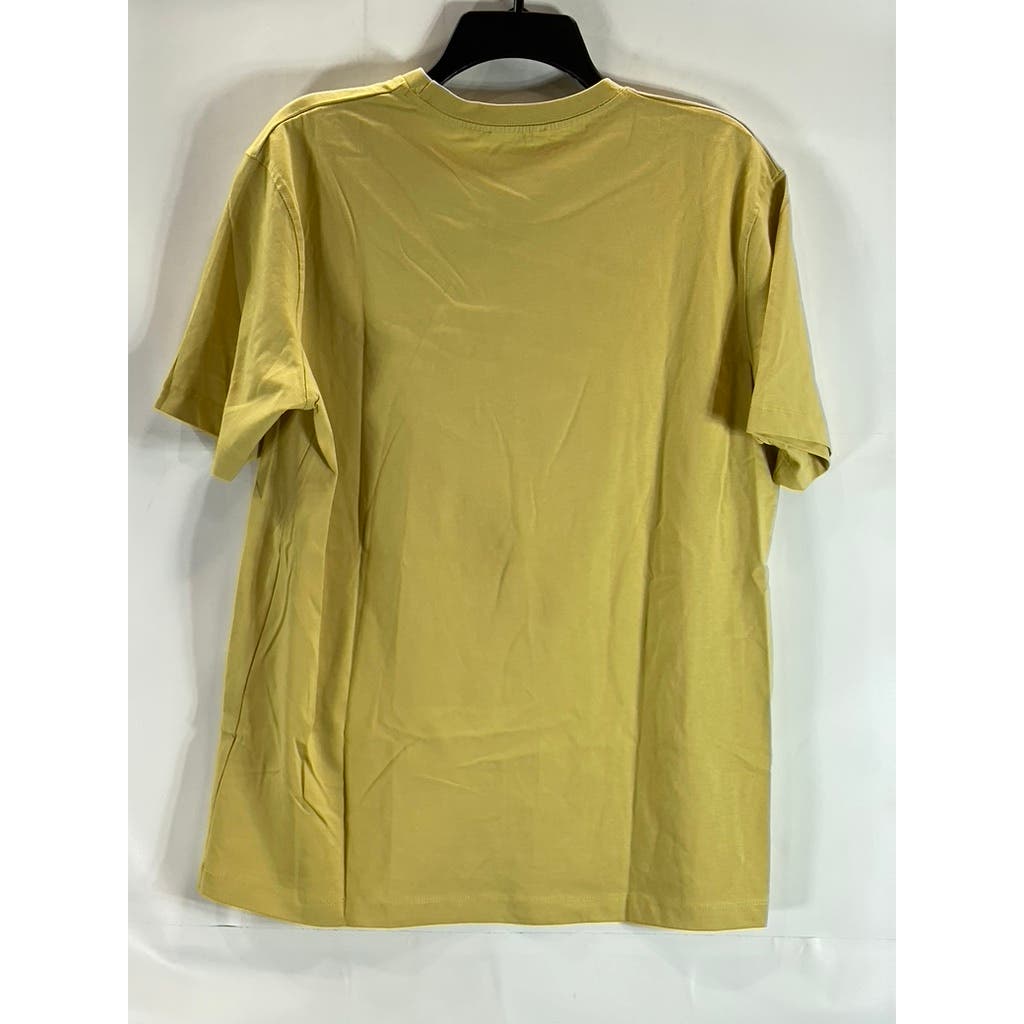 ZARA Men's Yellow Relaxed-Fit Crewneck Short Sleeve T-Shirt SZ M