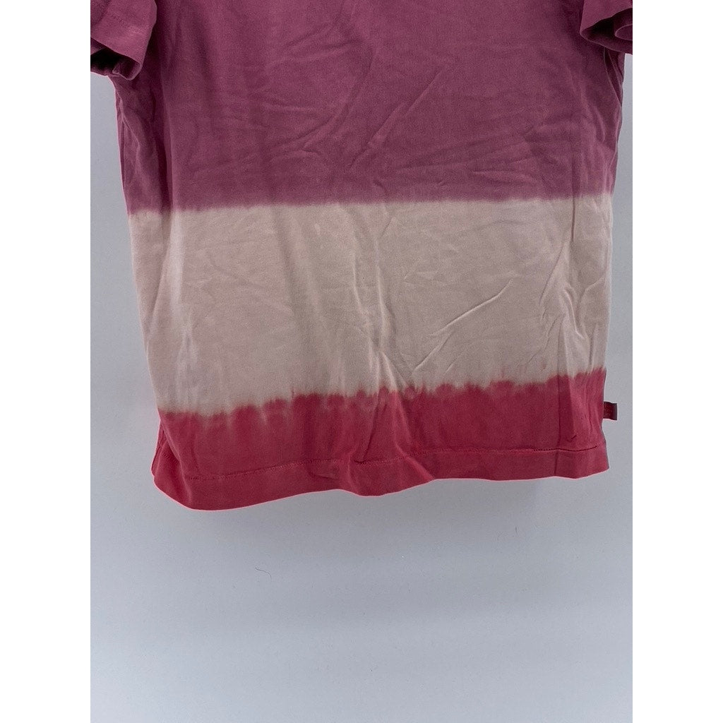 SCOTCH & SODA Men's Pink Tie-Dye Weekend Edition Radiate Positivity T-Shirt SZ M