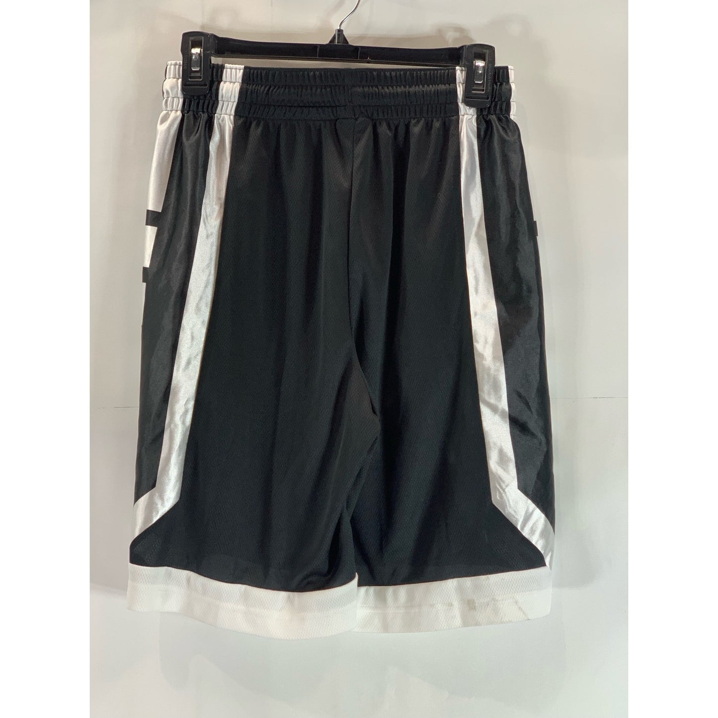 NIKE Men's Black/White Dri-Fit Drawstring Pull-On Elite Basketball Shorts SZ S