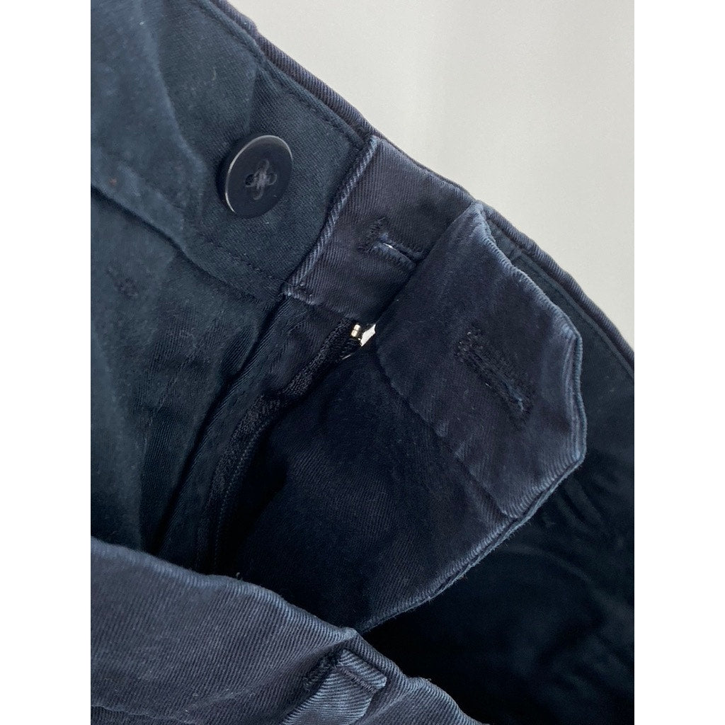 UNIQLO Men's Navy Blue Regular-Fit Straight-Leg Chino Pants SZ 32X34