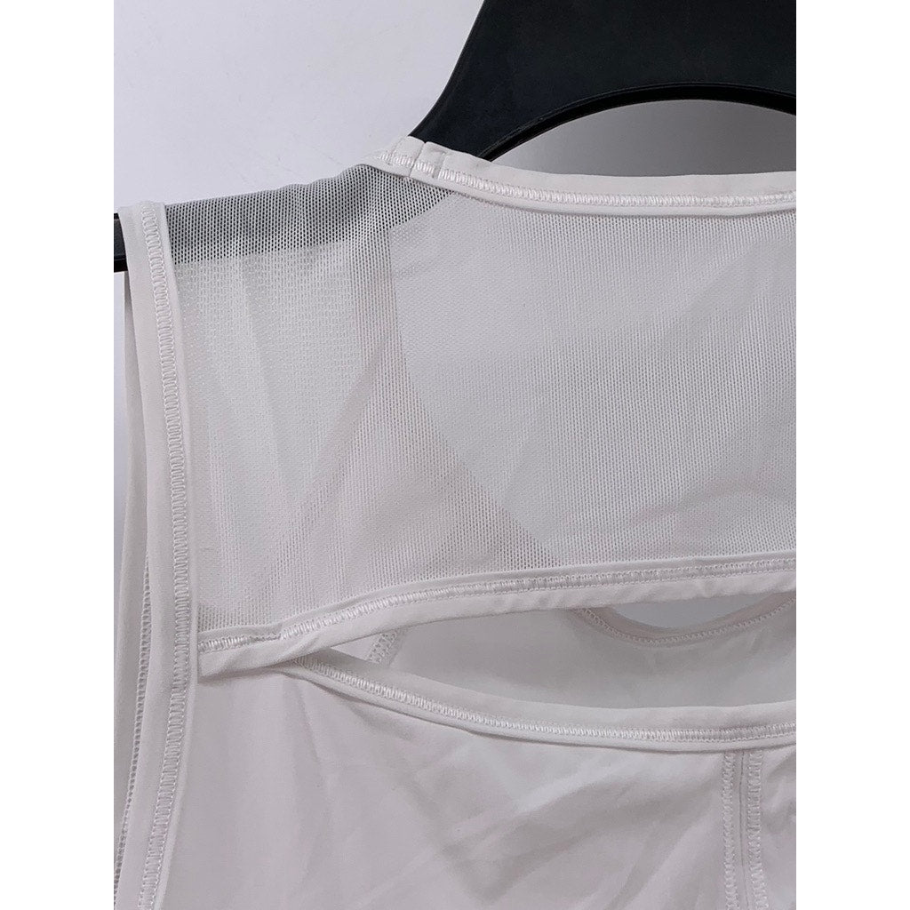 LULULEMON Women's White Sculpt Cropped Tank Top SZ 2