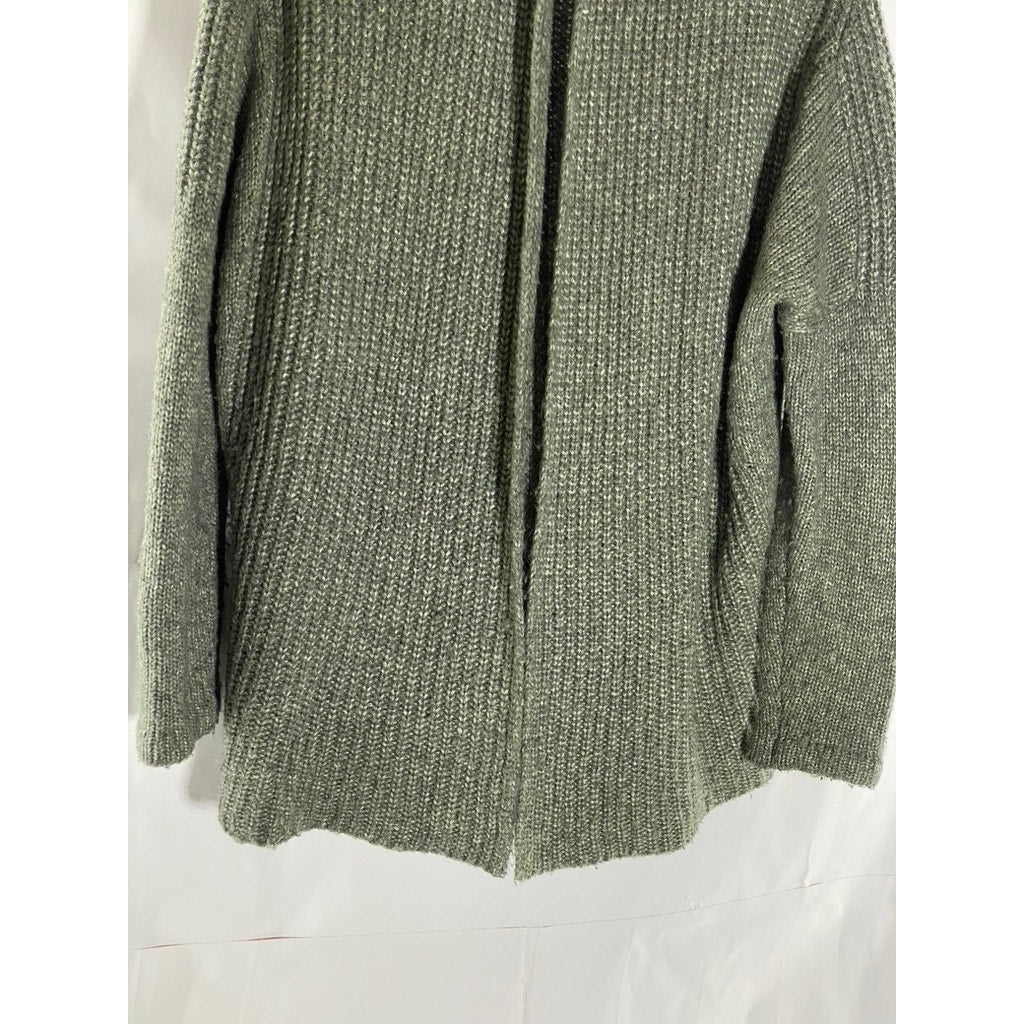GAP Women's Gray Japan Loose Knit Open-Front Cardigan SZ M