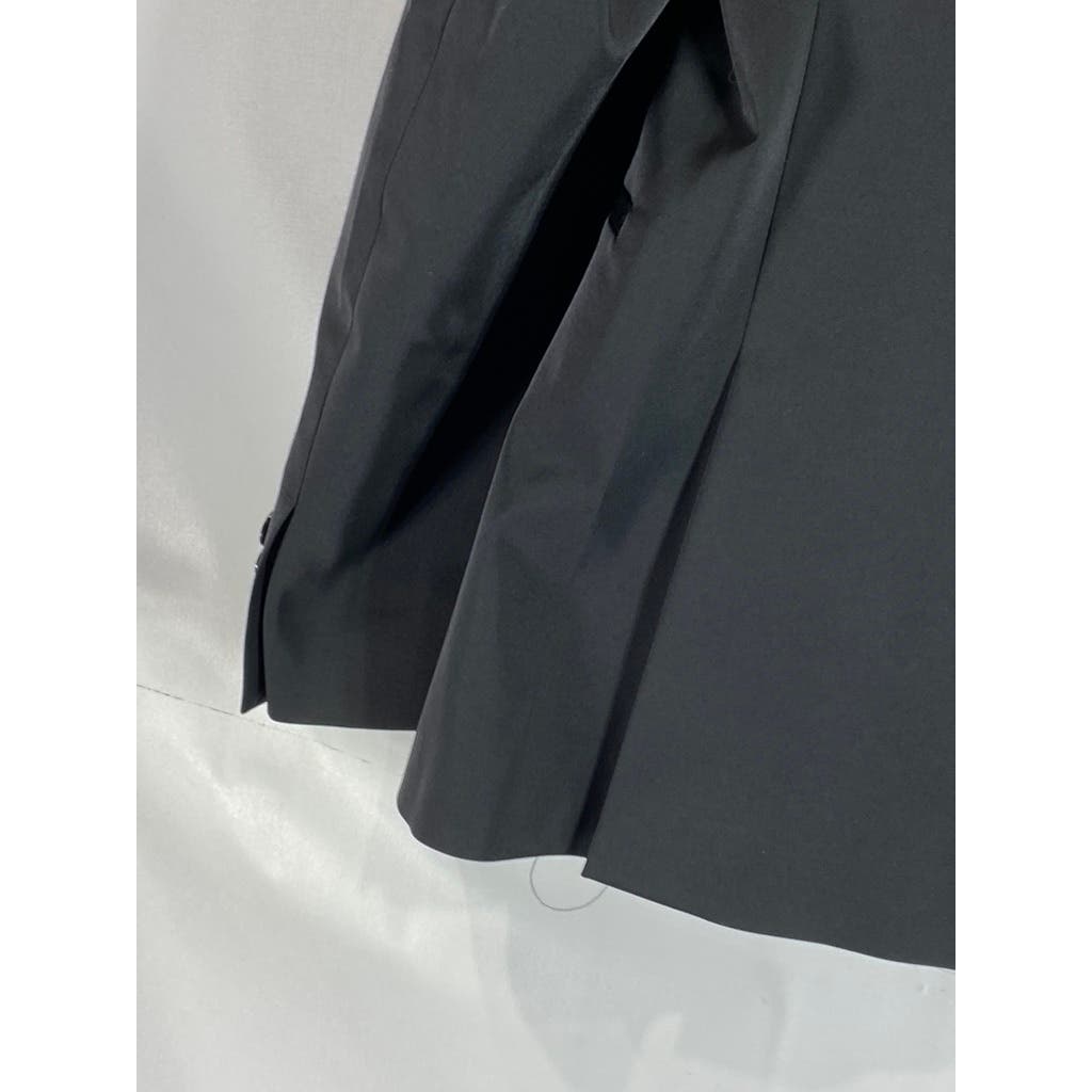 ZARA Men's Black Solid two-Button Blazer SZ 38