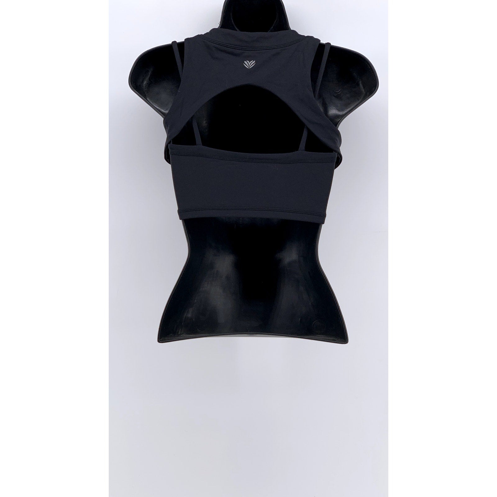 FOREVER 21 Women's Black Cutout Cropped Top SZ S