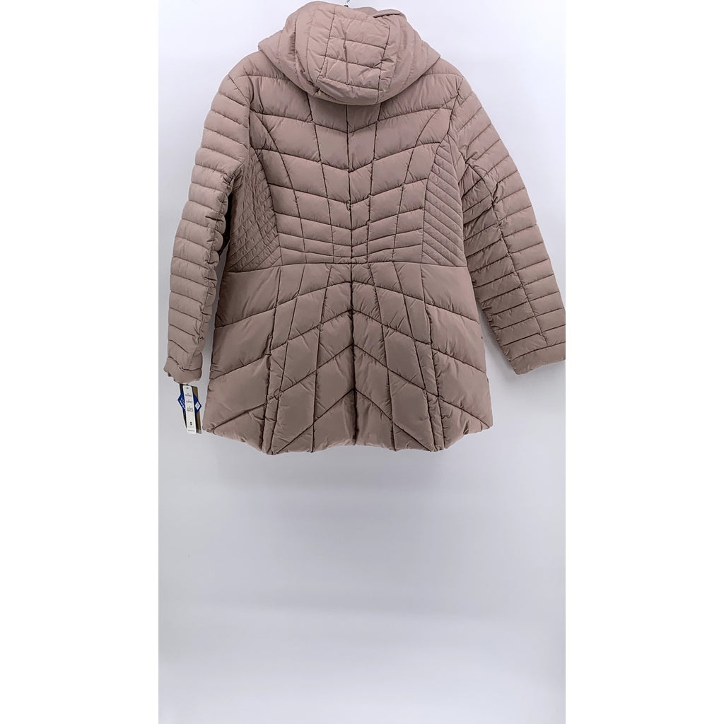 BERNARDO Women's Pink Packable Hooded Puffer Jacket SZ 2XL