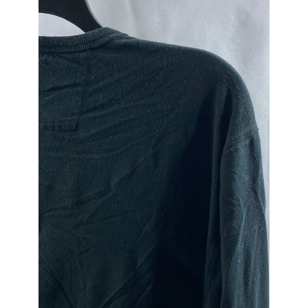 BANANA REPUBLIC Men's Black Crewneck Long Sleeve Casual T-Shirt SZ L