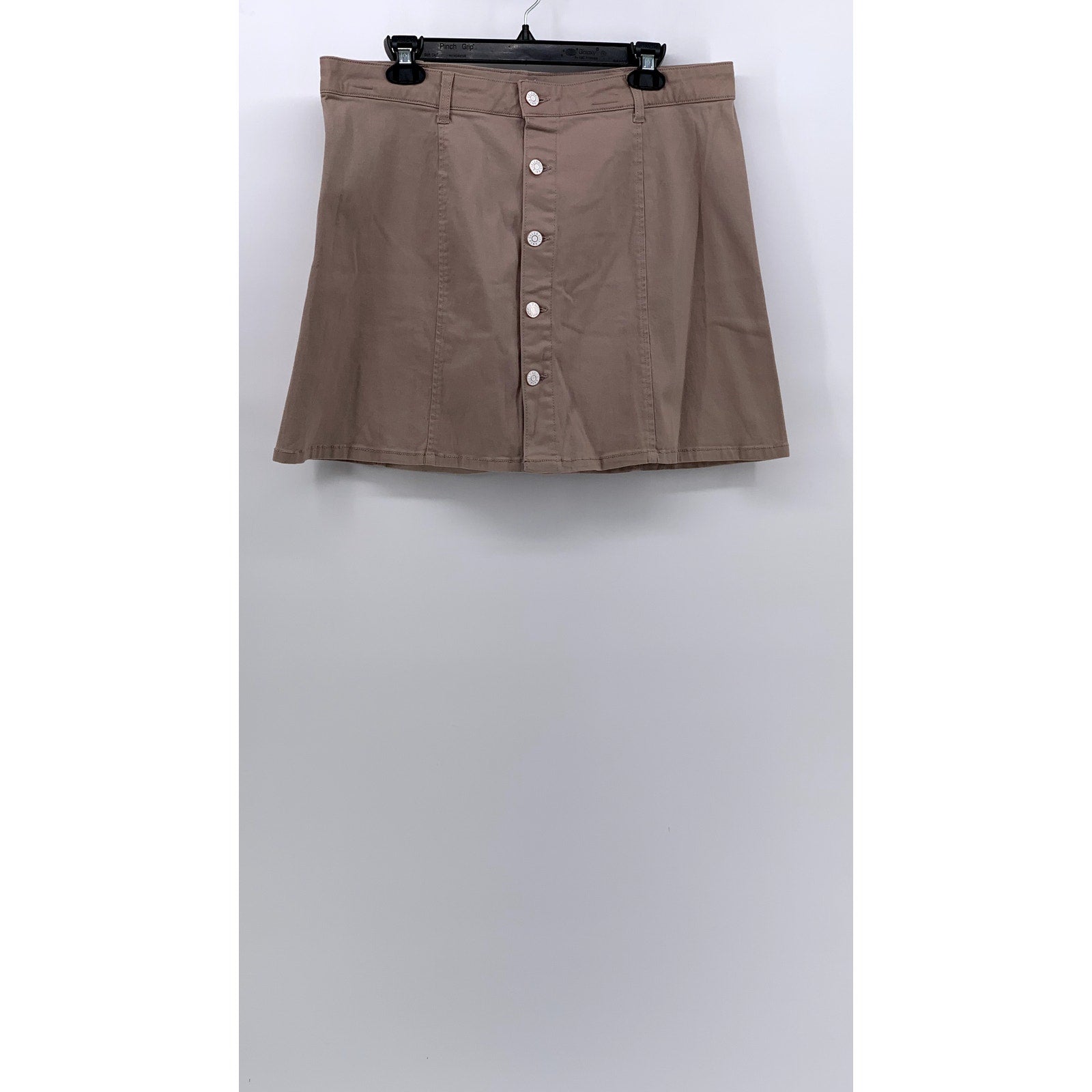 CELEBRITY PINK Women’s Dusty Rose Button-Front Denim Mini Skirt SZ 13/31