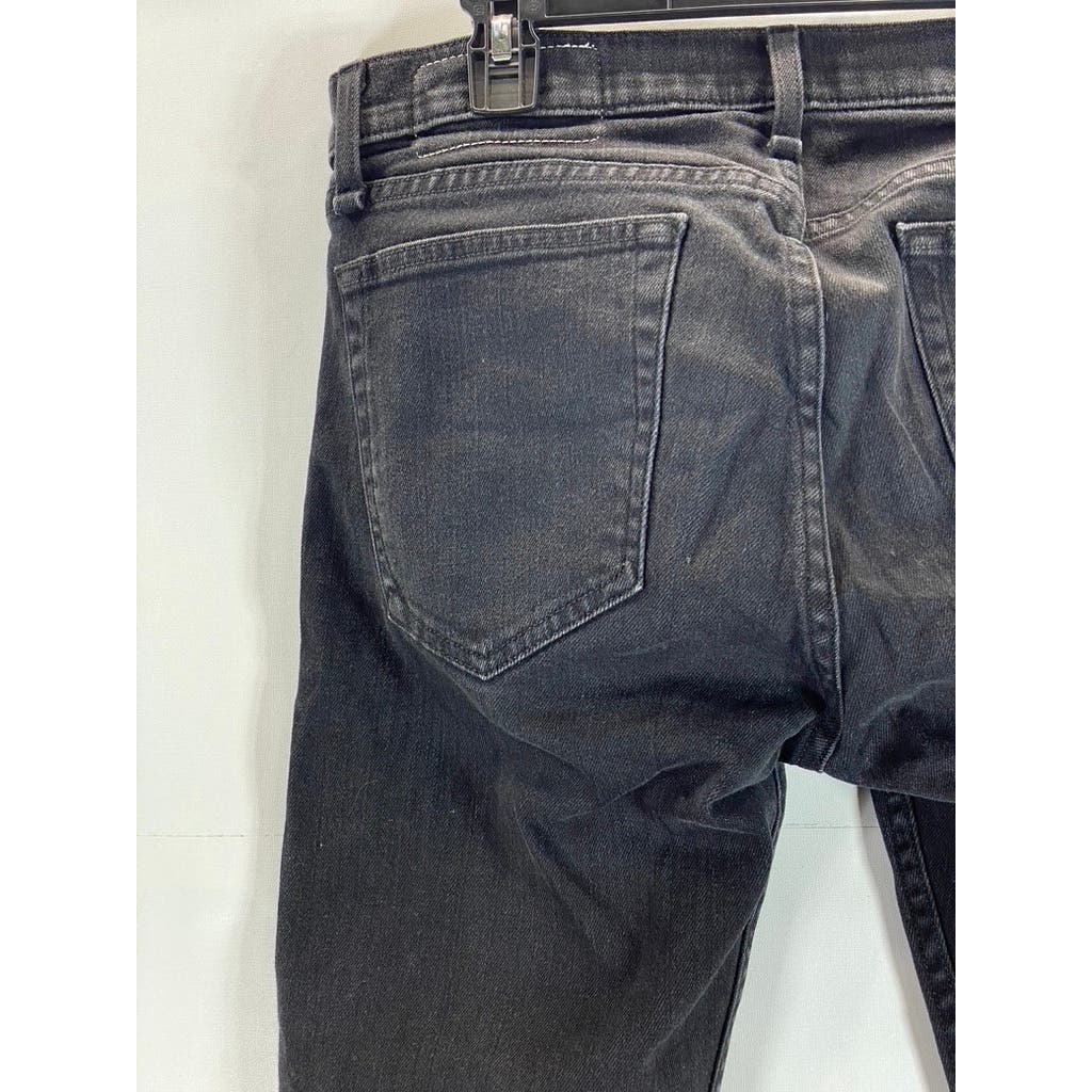 RAG & BONE Men's Solid Black Fit 1 Extra Slim Button-Fly Five-Pocket Jeans SZ 32