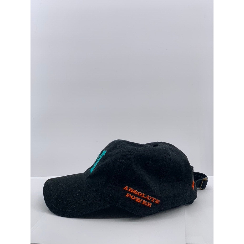 OTTO Men's Black-Blue Embroidered Graphic Absolute Power Adjustable Hat SZ OS