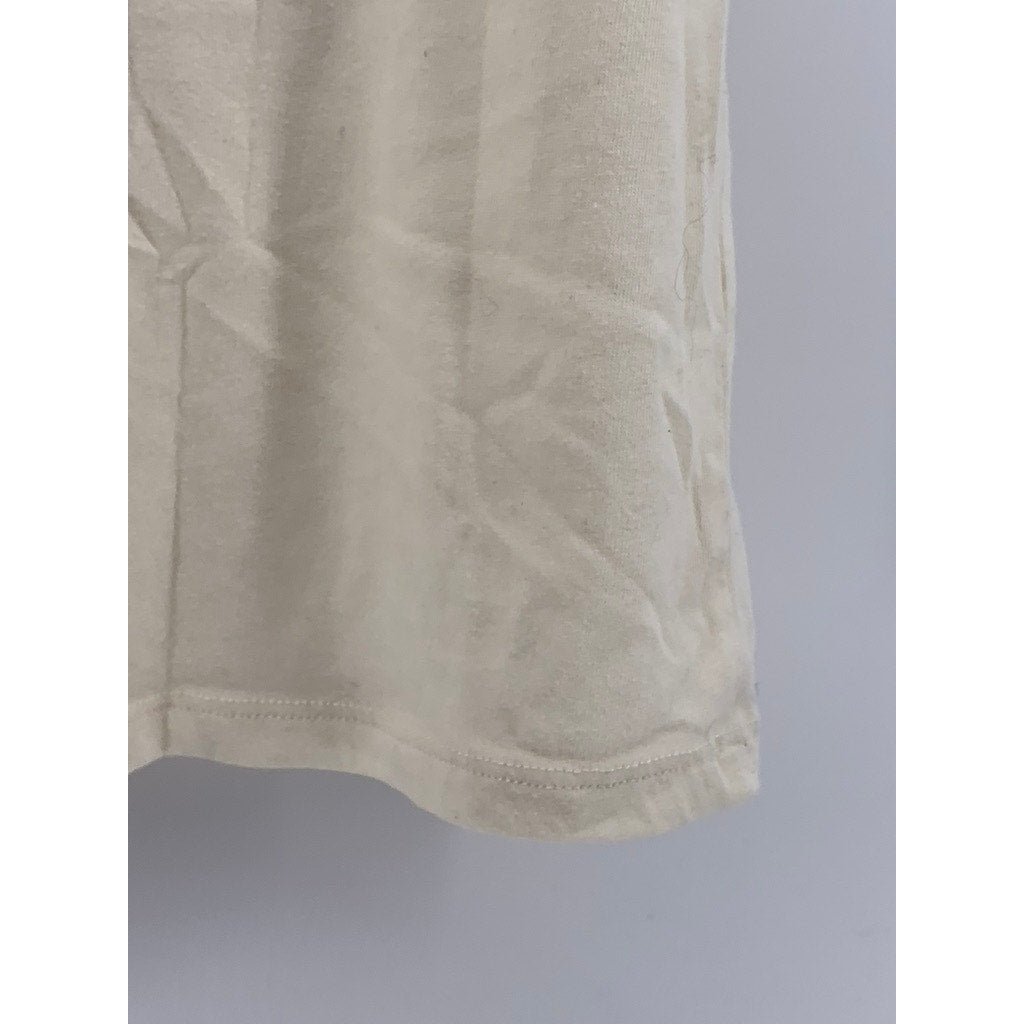 THE BEATLES Men's Beige Graphic Crewneck Short Sleeve T-Shirt SZ L