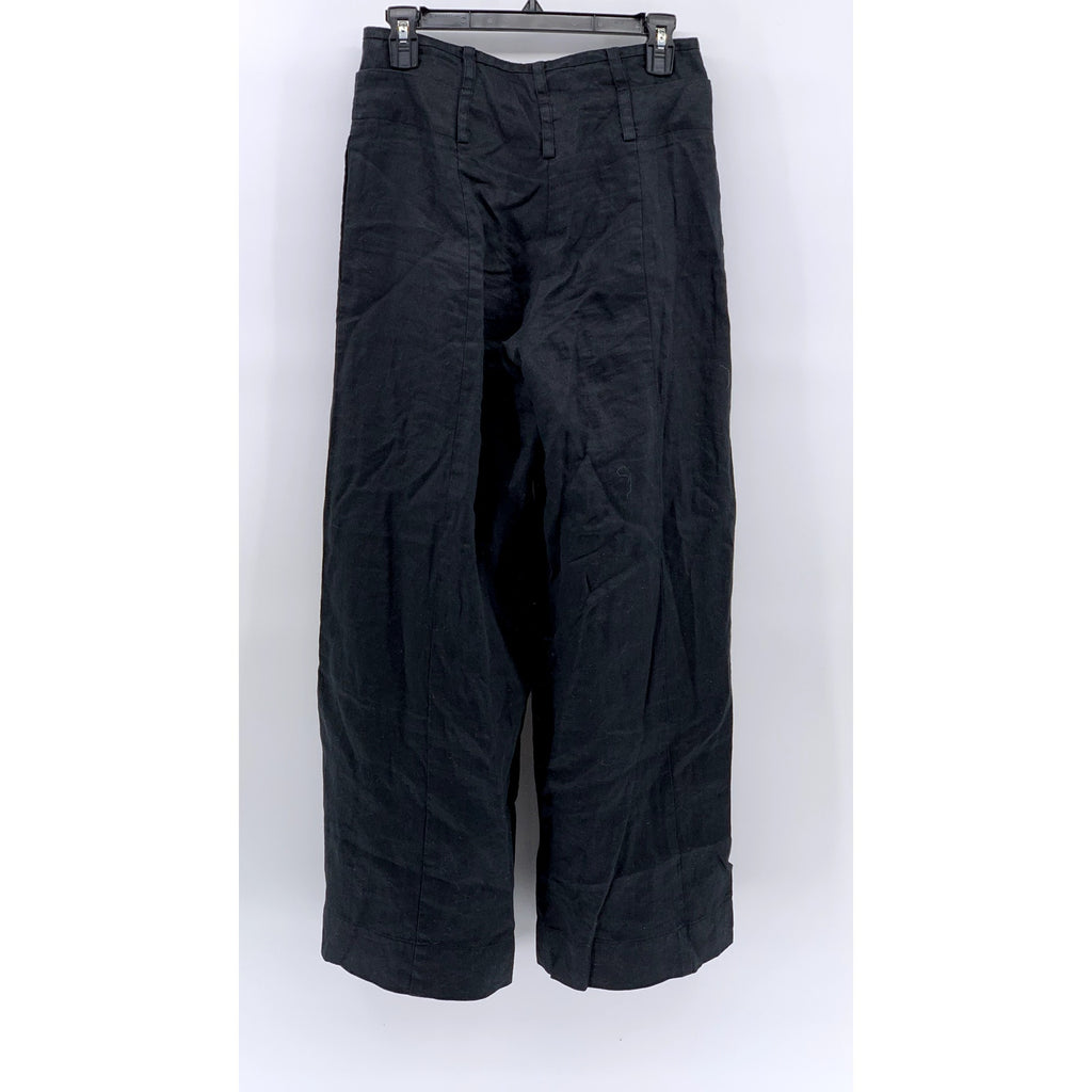 EIN POSTMODERN Women’s Black Wide-Leg Pleated Pants SZ 34