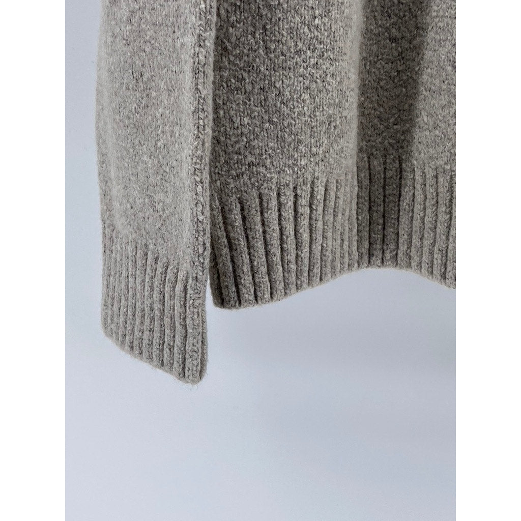 OLD NAVY Men's Heather Gray Shawl Collar Knit Pullover Sweater SZ L