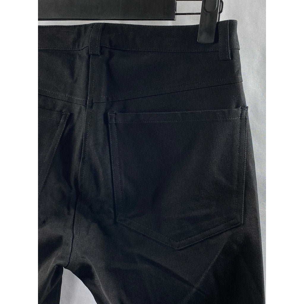 ISABEL DE PEDRO Women's Black Solid Extra Slim Leg 4-Pocket Trouser SZ 4