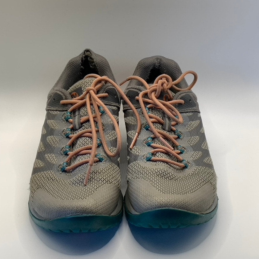 MERRELL Women's Gray Antora 2 Trail Gore-Tex Lace-Up Running Sneakers SZ 8.5