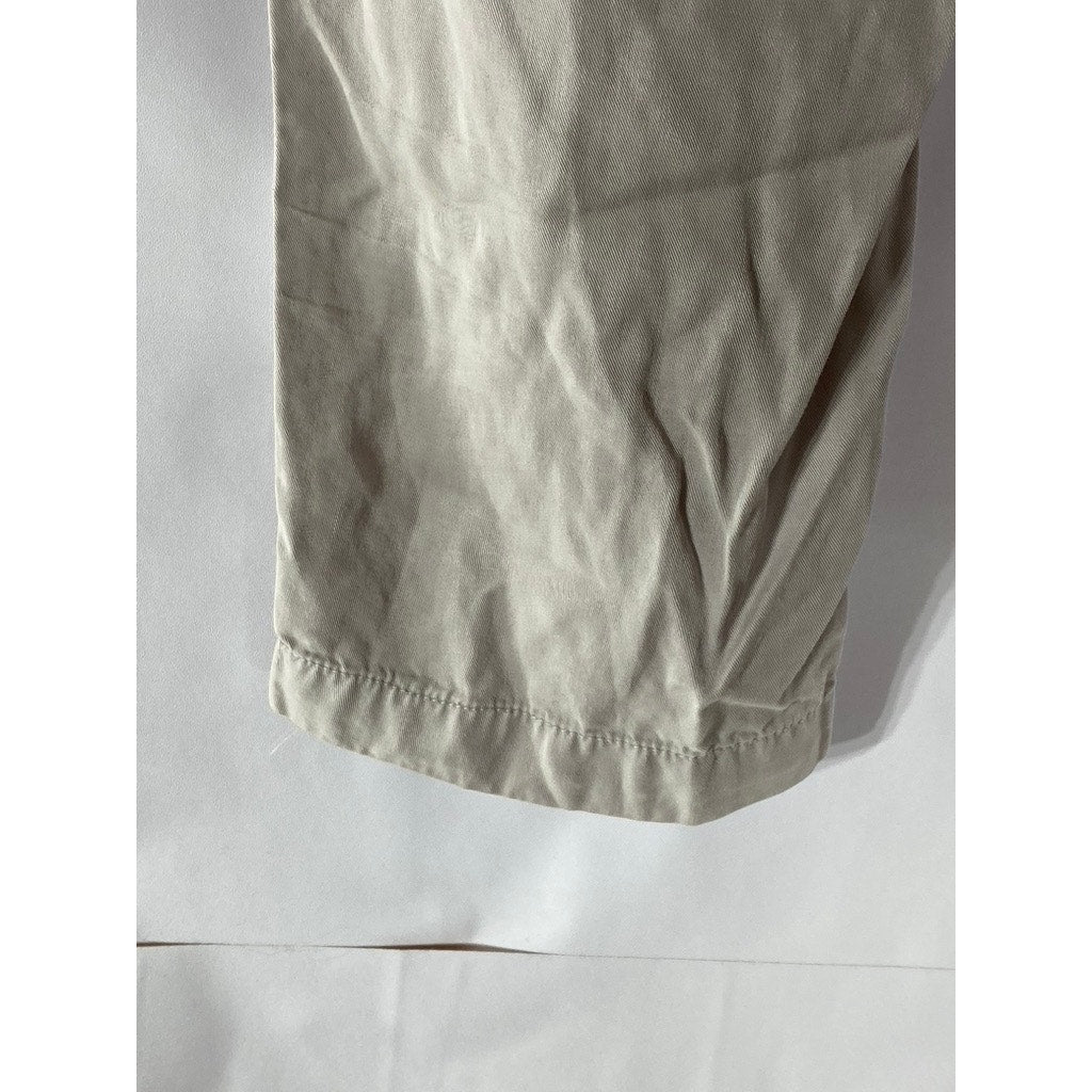 BE COOL Women's Light Gray Lightweight Drawstring The Lara Ankle Pant SZ M