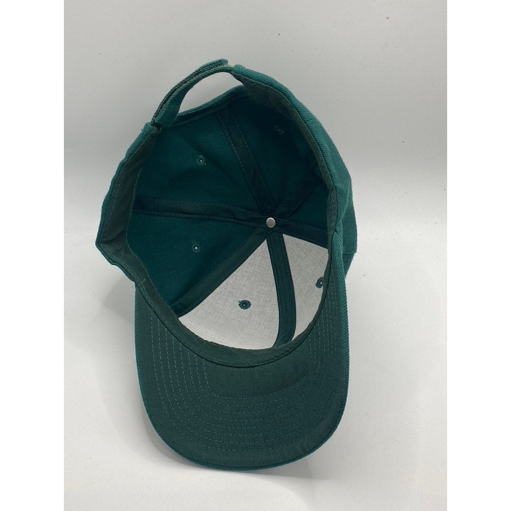 UNBRANDED Unisex Adult Forest Green Solid Casual Baseball Cap SZ OS