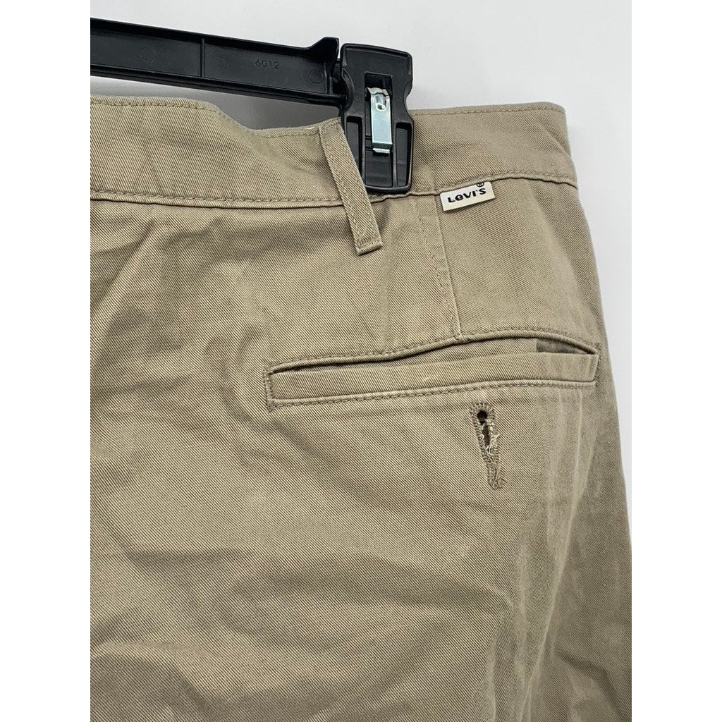 LEVI'S Men's Tan Regular-Fit Tapered Chino Pants SZ 32X34