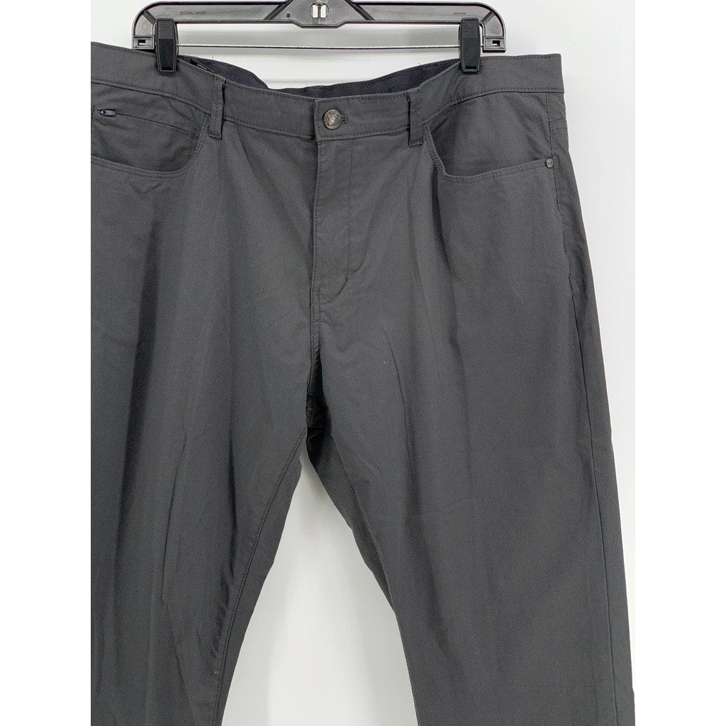 ENGLISH LAUNDRY Men's Charcoal Gray Straight Leg Regular-Fit Pants SZ 40X32