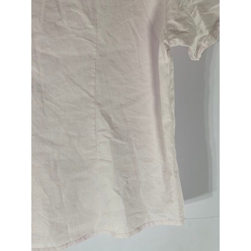 POLO CHINO RALPH LAUREN Women’s Vintage Light Pink Classic Fit Button-Up Top SZM