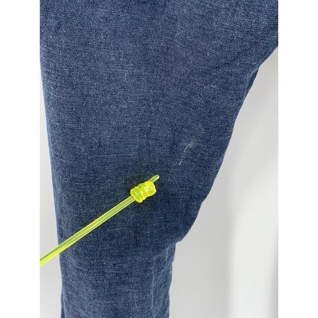 OLD NAVY Men's Navy Linen-Blend Slim-Fit Pant SZ 34X34