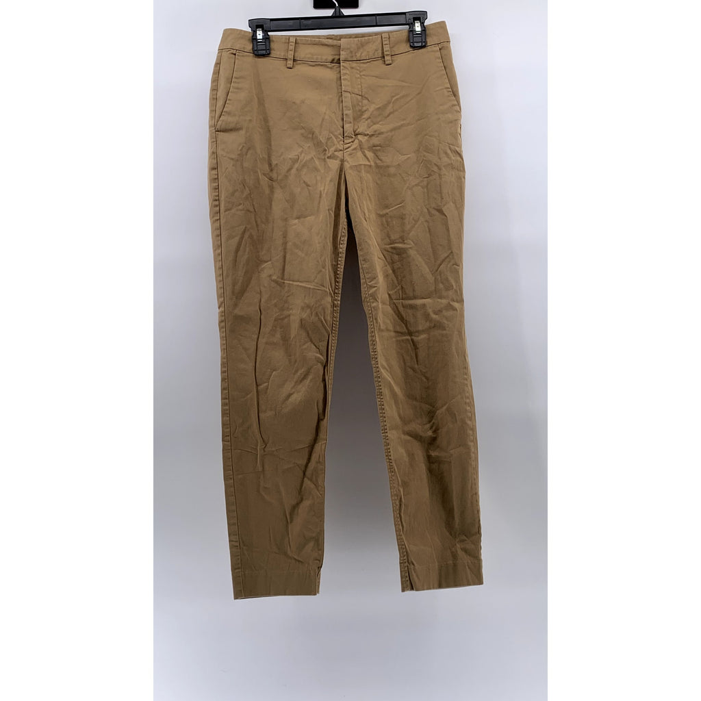 SCOTCH & SODA Maison Scotch Women's Khaki Bell Slim-Fit Chino Pants SZ 29/32
