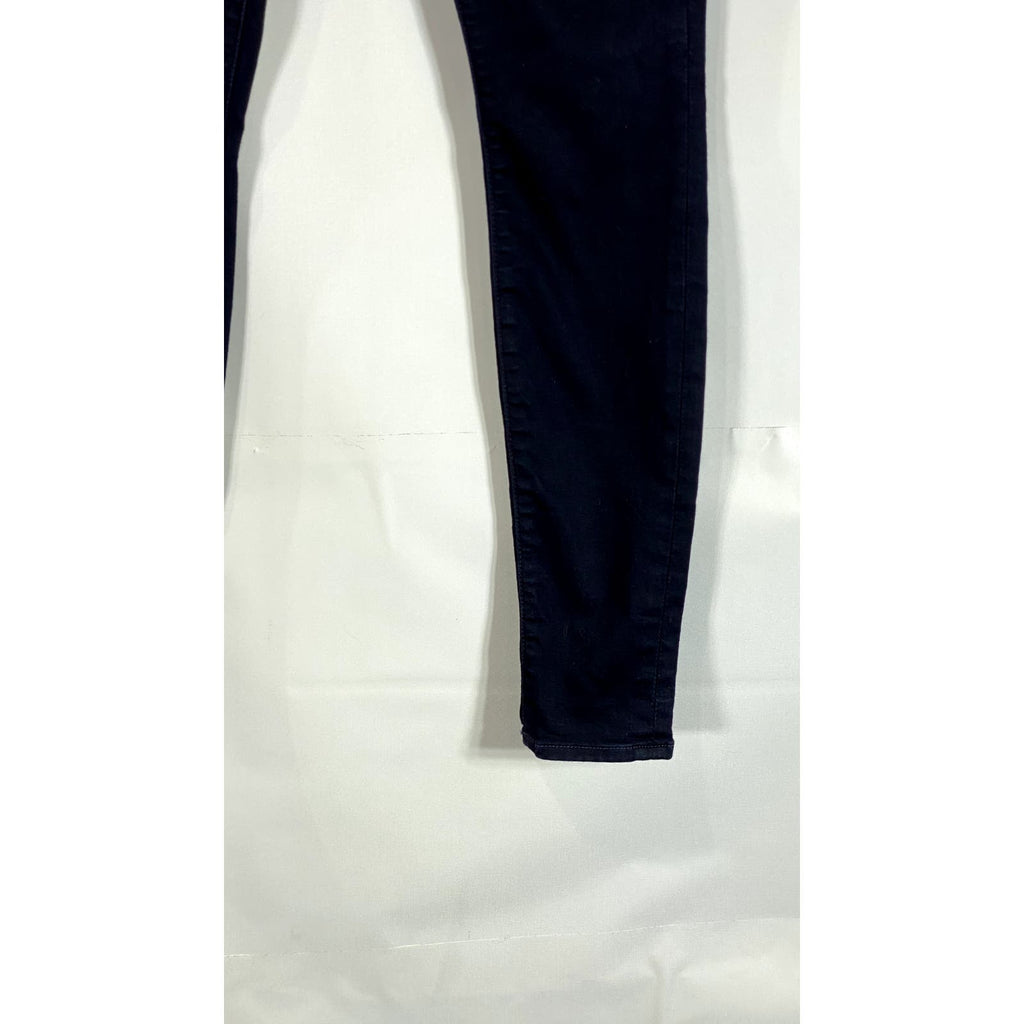 7 FOR ALL MANKIND Women's Dark Navy Skinny Five Pocket Ankle Jeans SZ 25