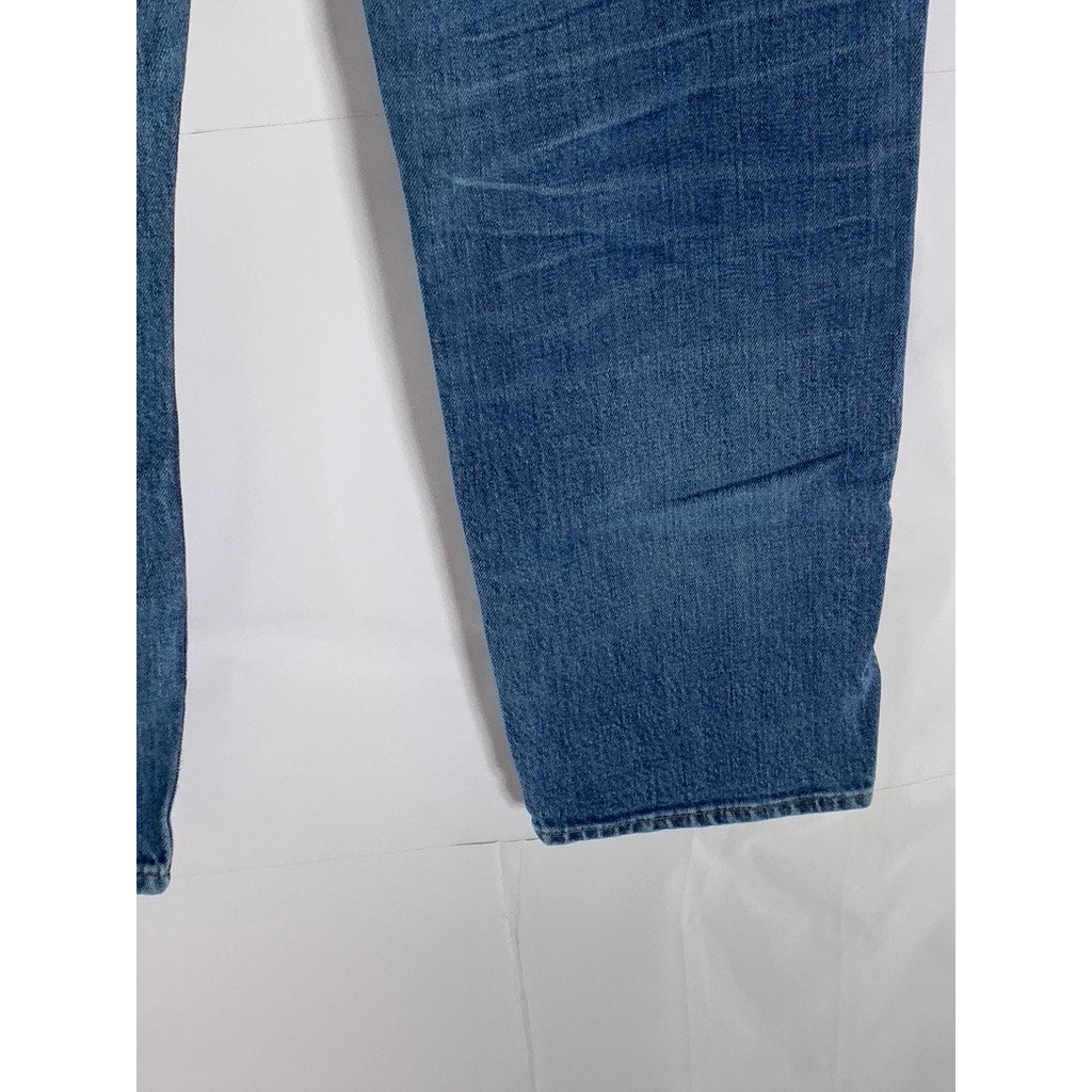 MADEWELL Women's Blue Five-Pocket The Perfect Vintage High-Rise Crop Jean SZ 27