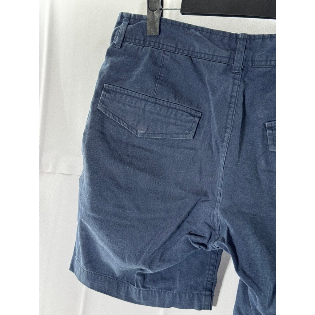 SATURDAYS NEW YORK CITY Men's Navy Regular-Fit Chino Shorts SZ 31