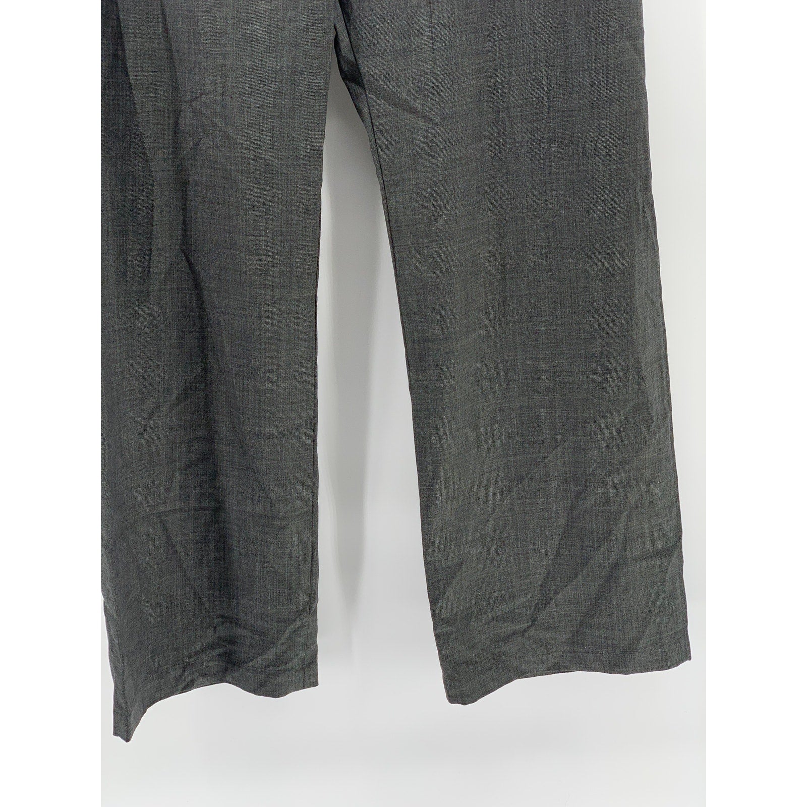 ARCH THE Women's Charcoal Gray Wool Wide-Leg Dress Pants SZ 40(US6)