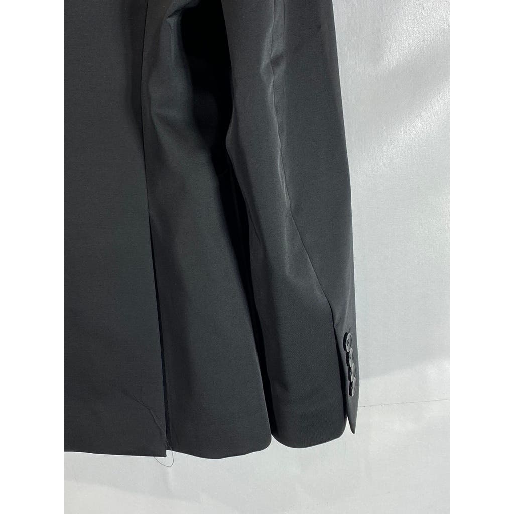 ZARA Men's Black Solid two-Button Blazer SZ 38