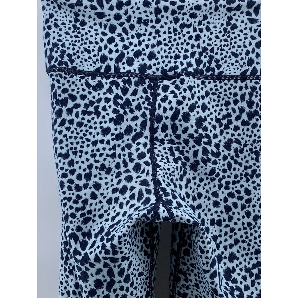 COTTON ON Women's Blue Animal Print High-Waist Pull-On Active Leggings SZ XS