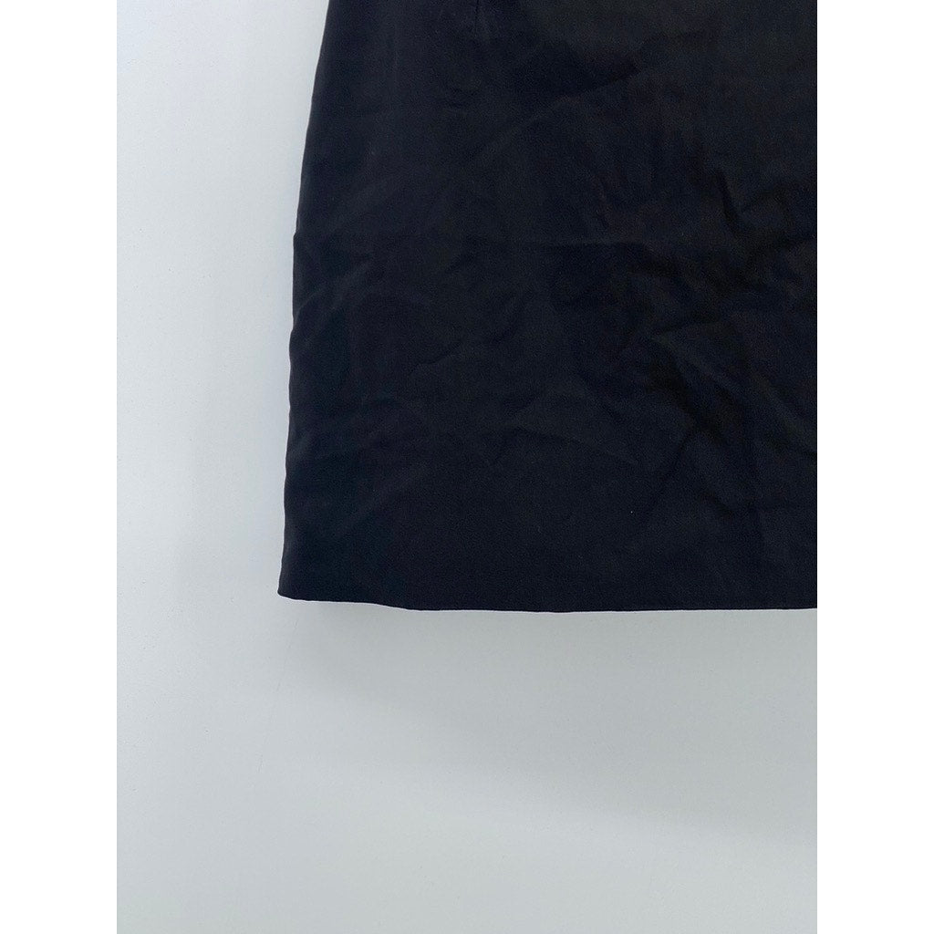 FOREVER 21 Women's Black Solid Straight Mini Skirt SZ S