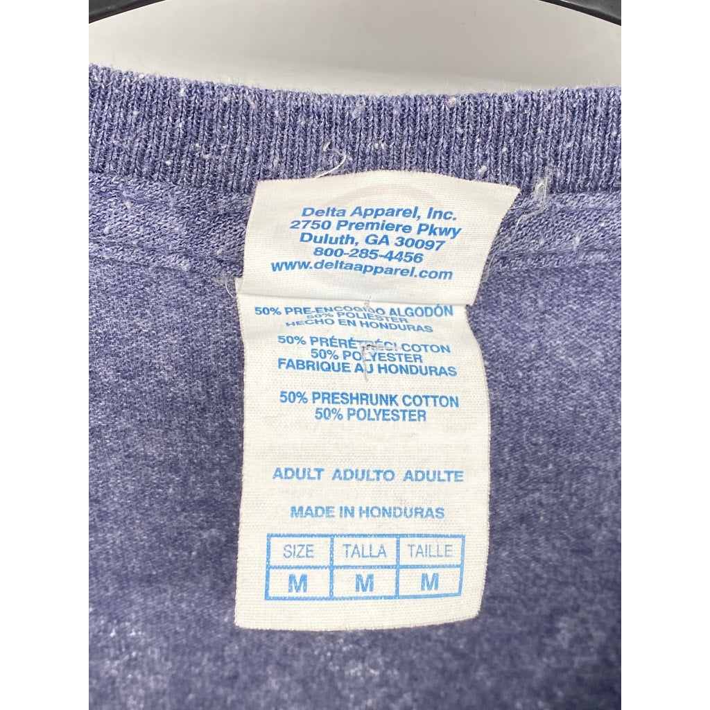 DELTA Men's Dark Blue Arizona Desert Oasis Graphic Long Sleeve T-Shirt SZ M