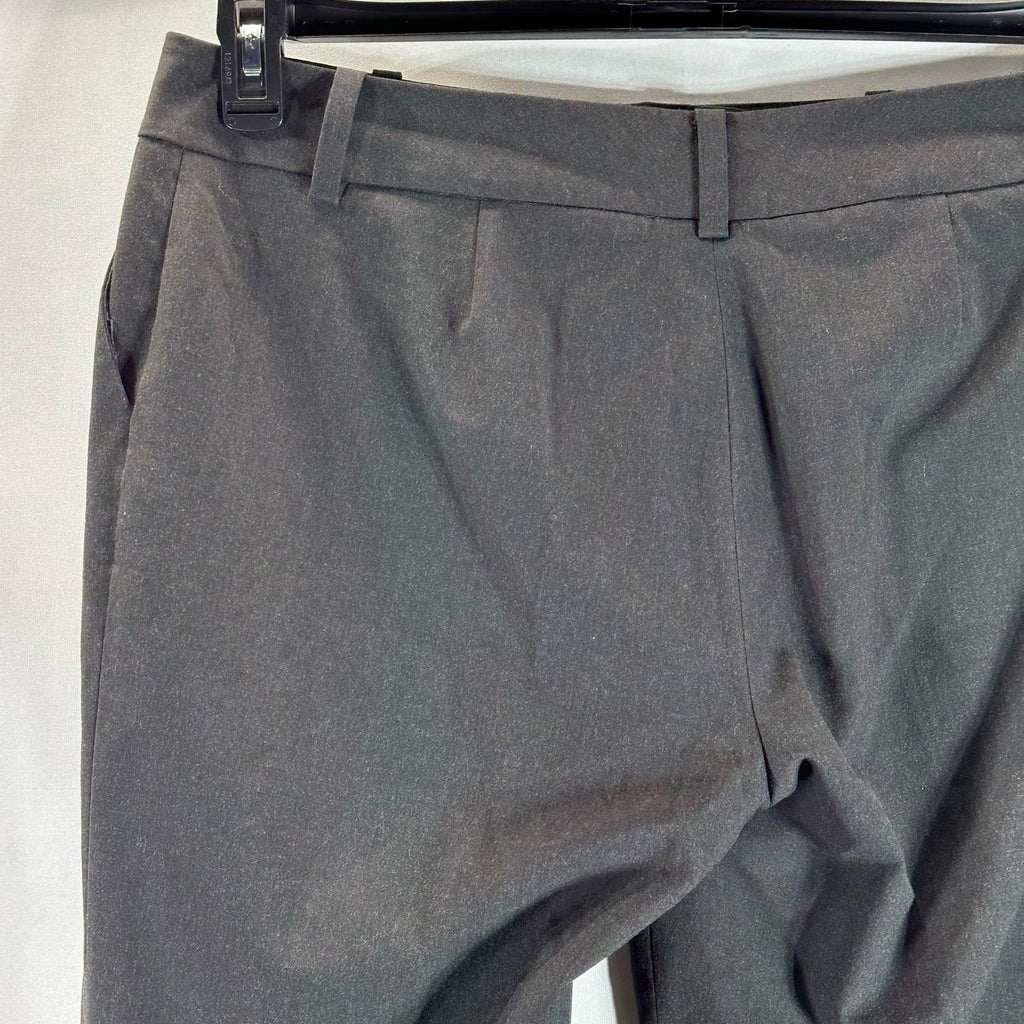 HALOGEN Women's Plus Size Charcoal Taylor-Fit Wide-Leg Dress Pants SZ 14W