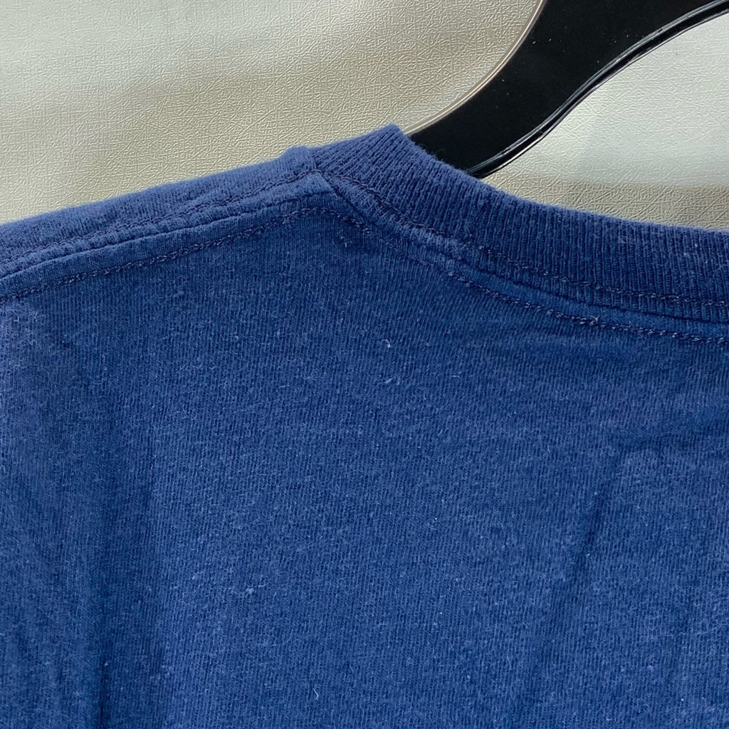 ADIDAS Men's Navy Graphic The-Go-To Short Sleeve Regular-Fit T-Shirt SZ L