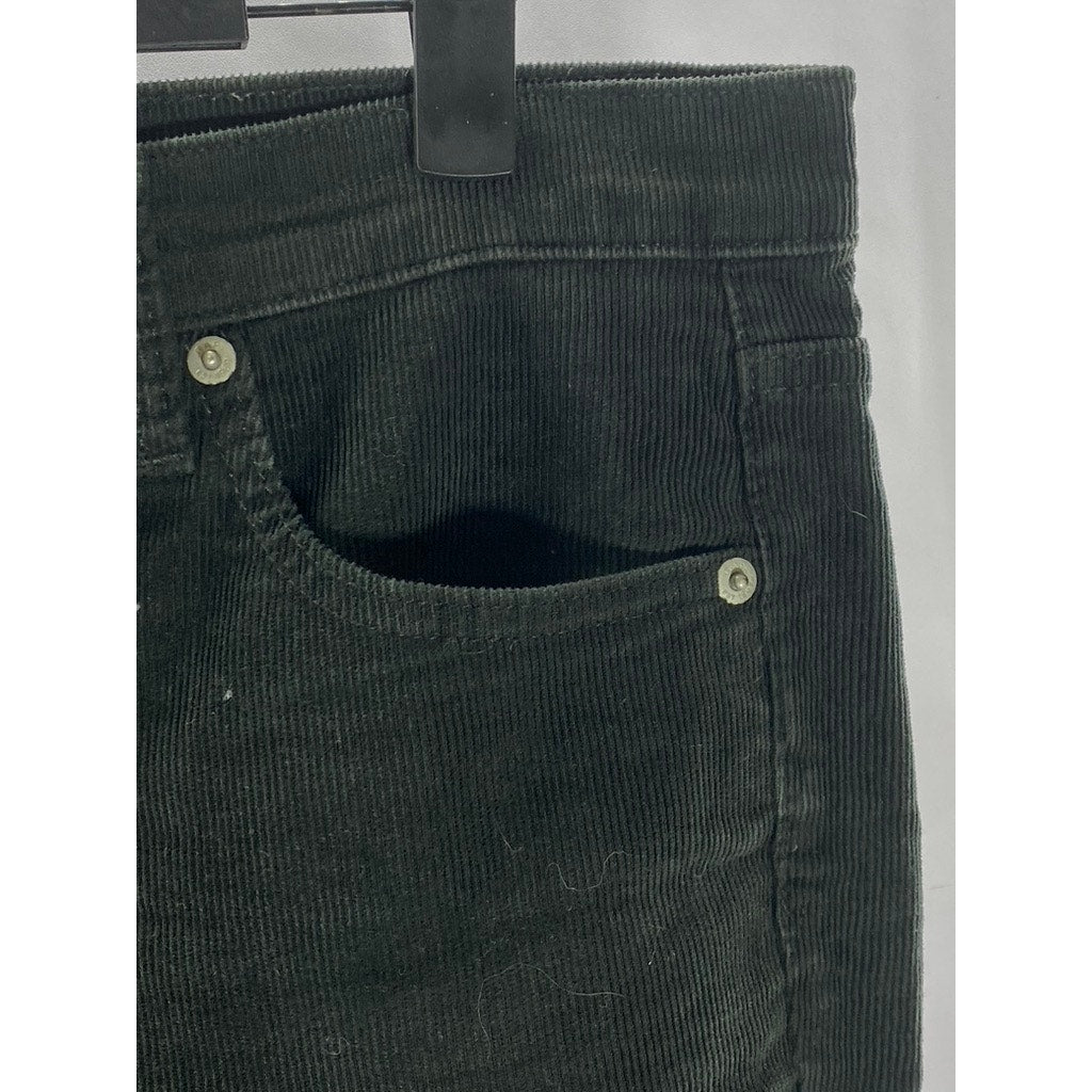 GAP DENIM Women's Petite Dark Charcoal Gray True Skinny Corduroy Pant SZ 8/28P