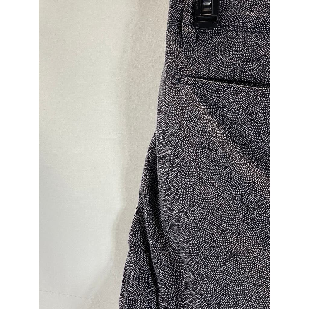 BANANA REPUBLIC Men's Black/Gray Cotton Twill Stretch Shorts SZ 35