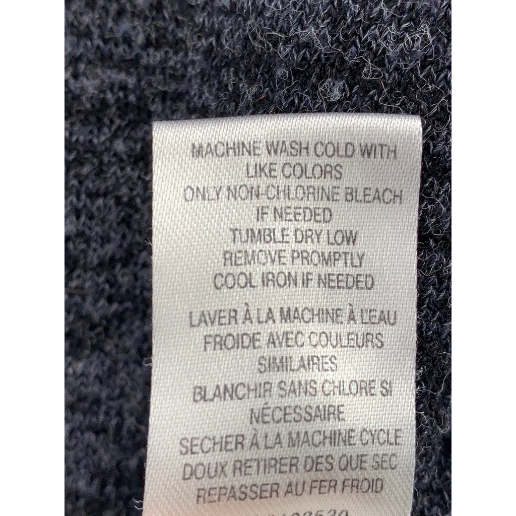 NICOBY Men's Navy Heather Long Sleeve Henley Shirt SZ XXL