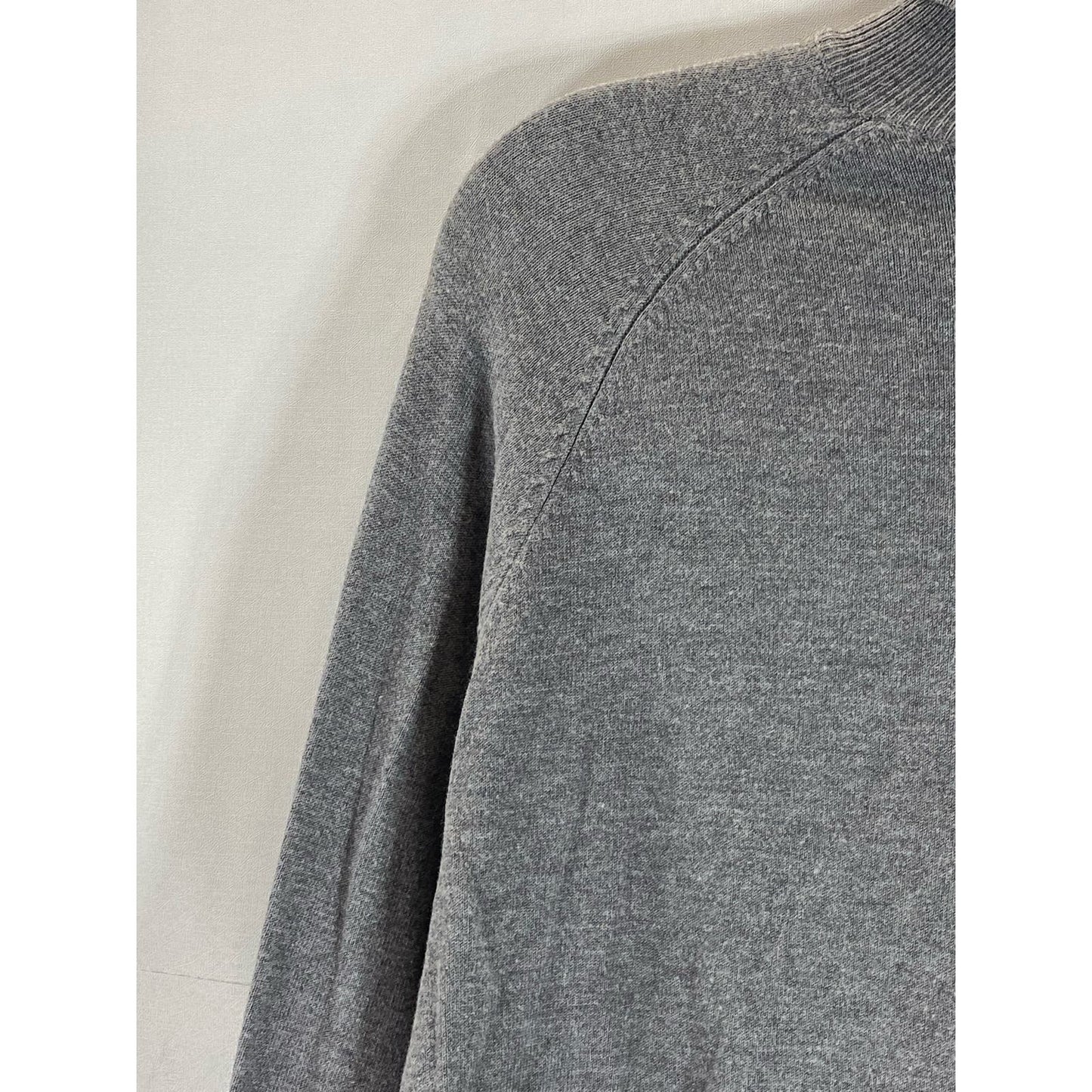 ZARA Men's Light Gray Knit Turtleneck Pullover Sweater SZ M